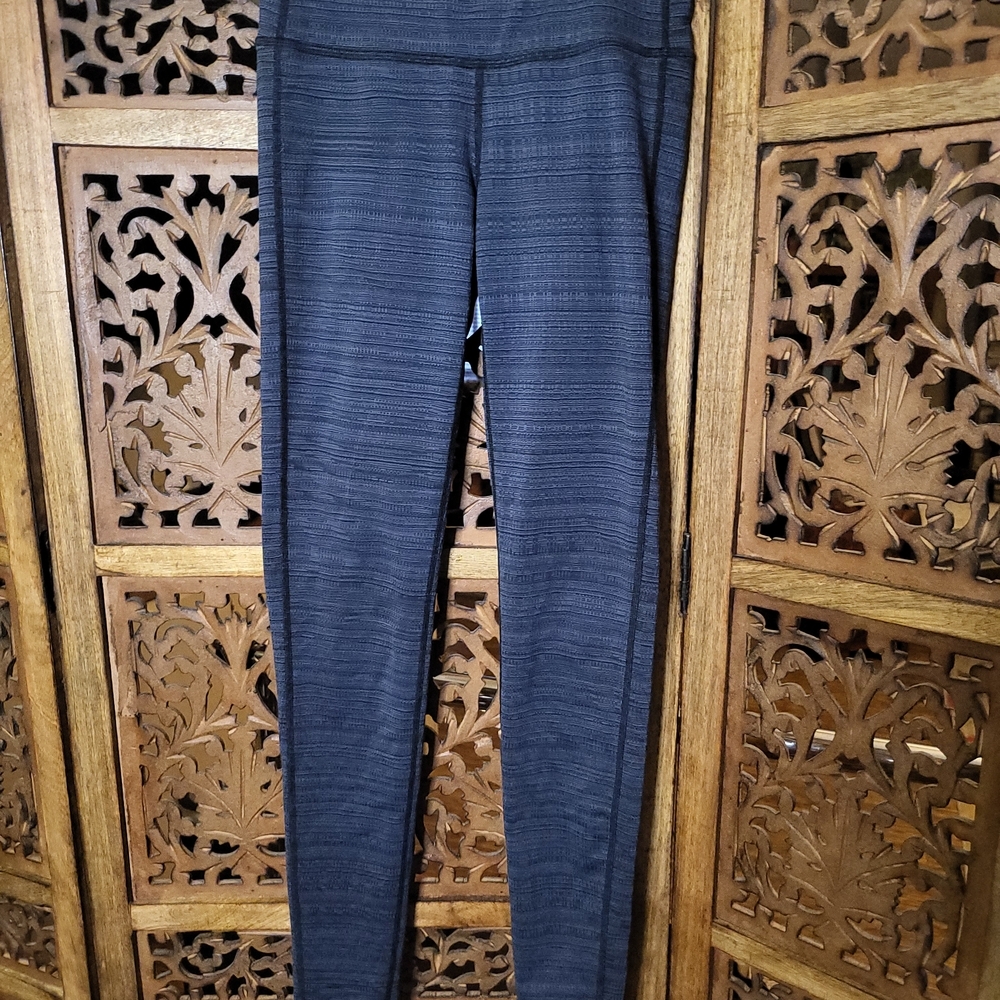 Athleta Charcoal Textured Leggings